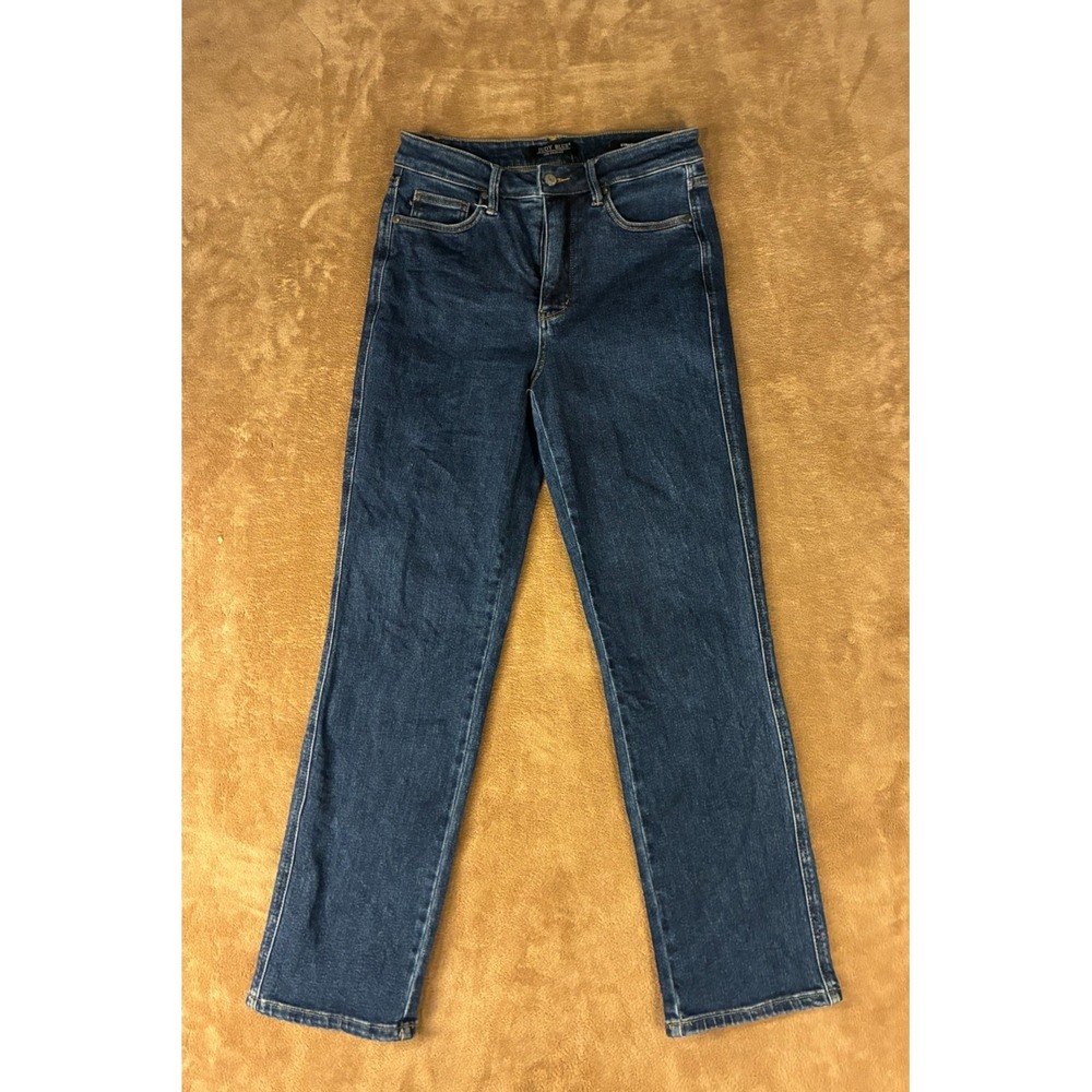 Judy Blue Women Jeans 9/29 Med Blue High Rise Tummy Control Classic Straight Leg